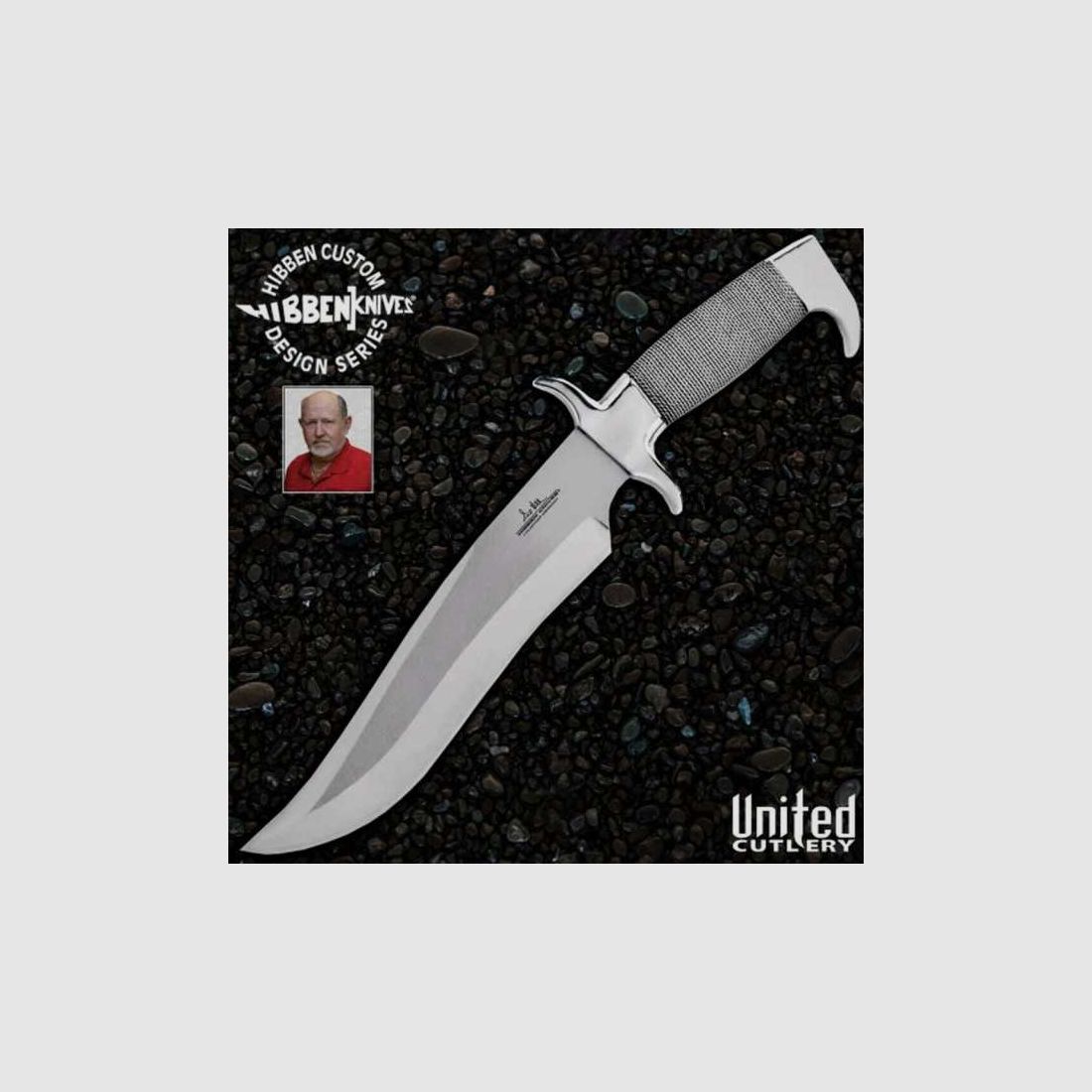 United Cutlery Gil Hibben Highlander Bowie Messer Hochglanz-Ausführung