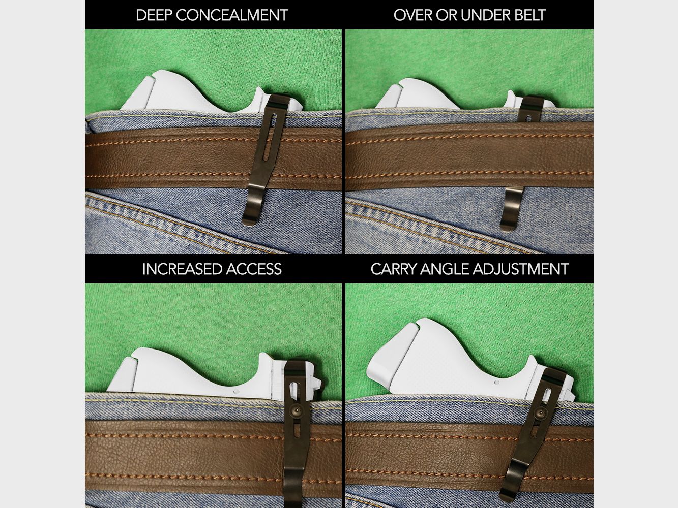 CLIPDRAW Clip de ceinture réglable pour GLOCK, image 3 sur 9