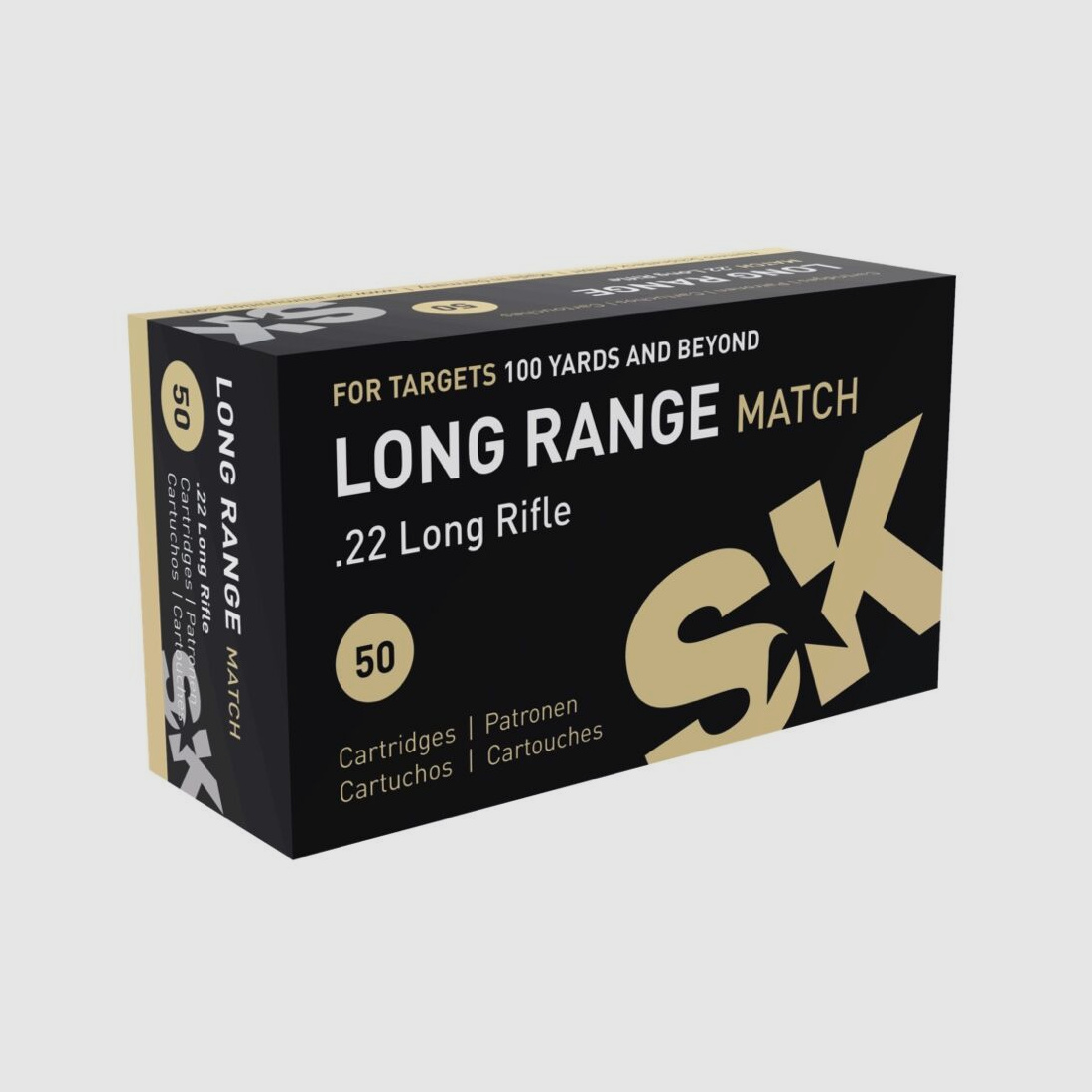 SK Long Range Match Kal. .22lr - 50 Stk. Randfeuerpatronen