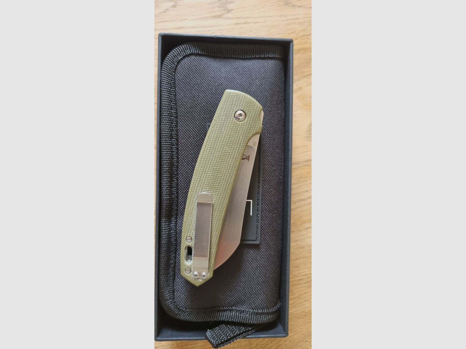 Böker Anso Haddock Knife Lounge Edition Micarta grün