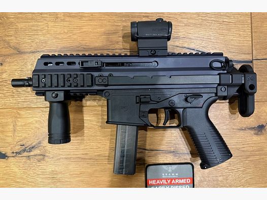 B&T AG APC9 PRO 175mm barrel length + B&T lower + collapsible stock
