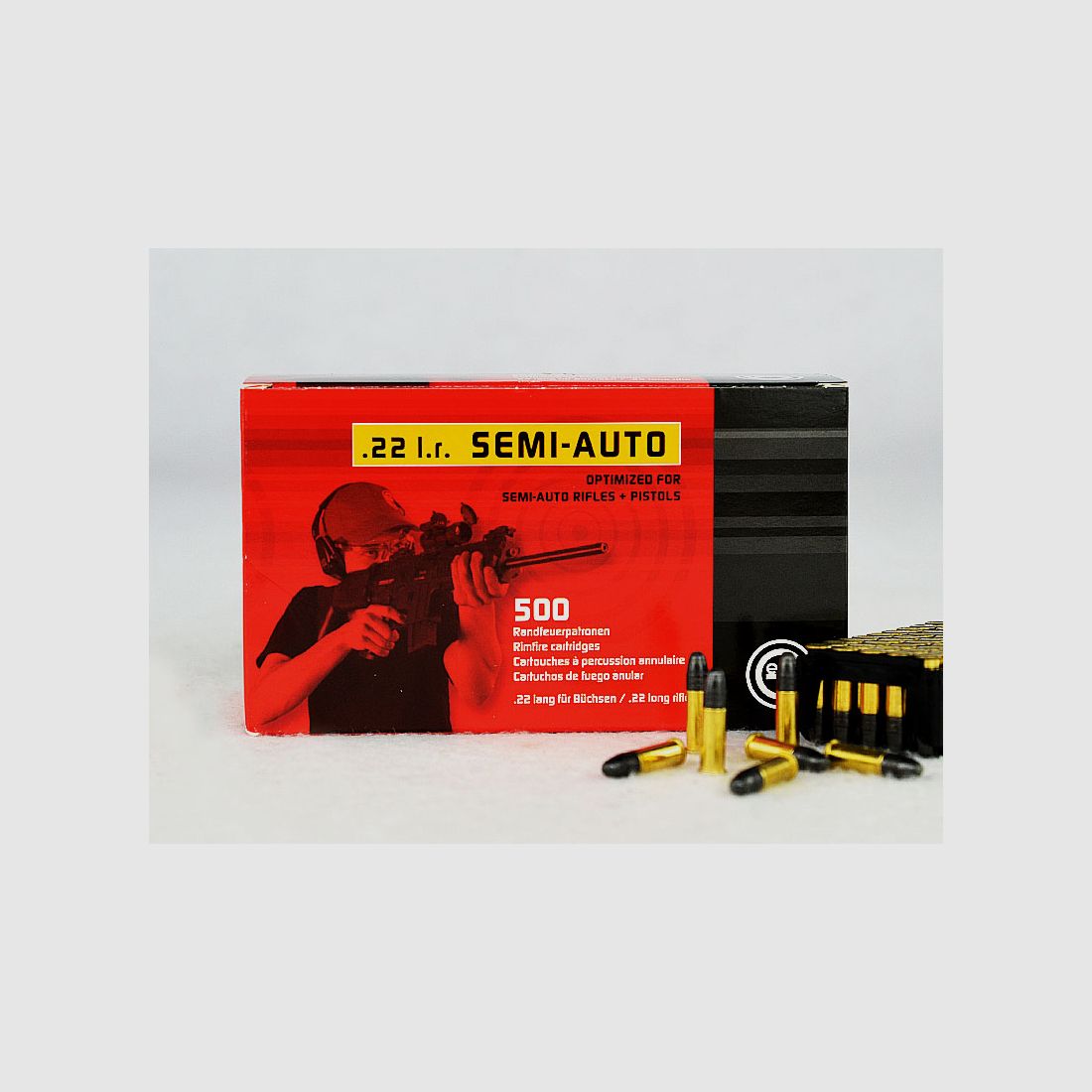 GECO .22 LR SEMI-AUTO 1 Opakowanie (500 strzałów po 0,099 €*)