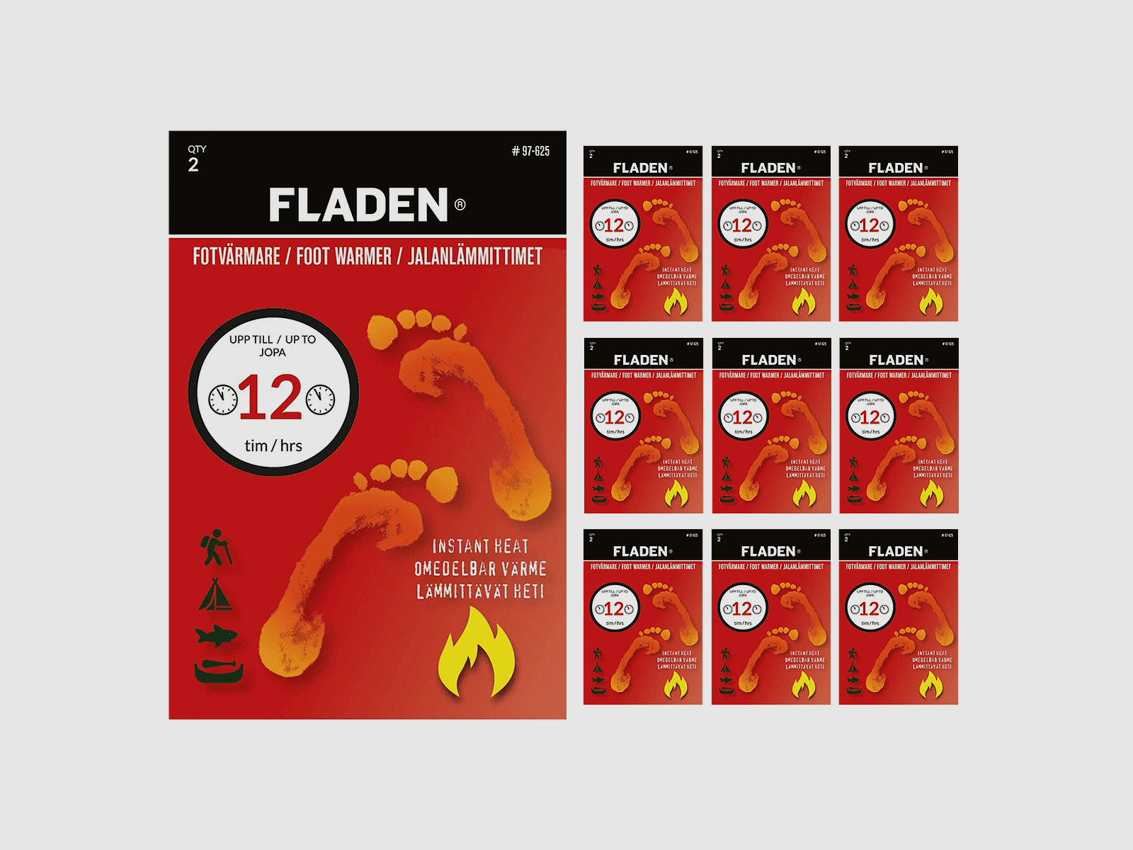 Fladen foot warmers, 10 pairs