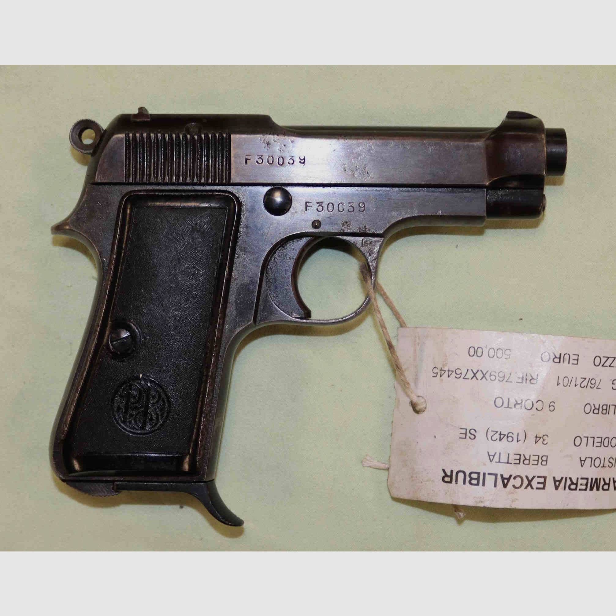 Pistole Beretta Modell 1934 (1942) SE Kaliber 9 Kurz, Bild 4 von 4