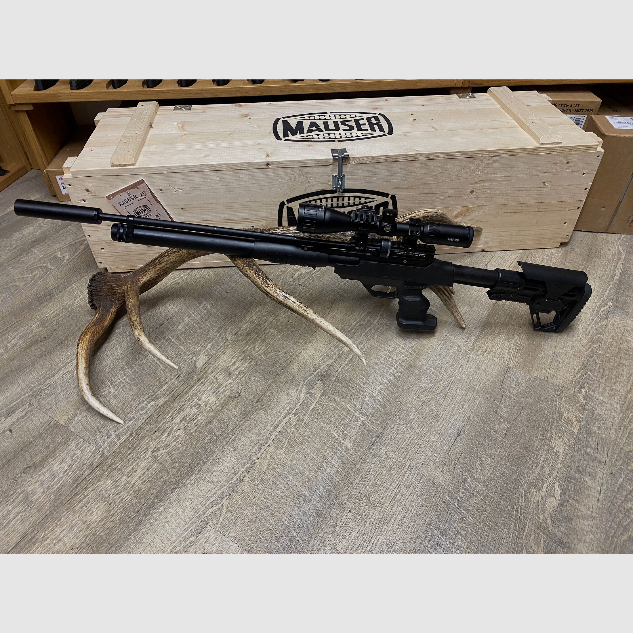 Kral Arms Puchner Rambo, mit Hawke Vantage 3-9x40