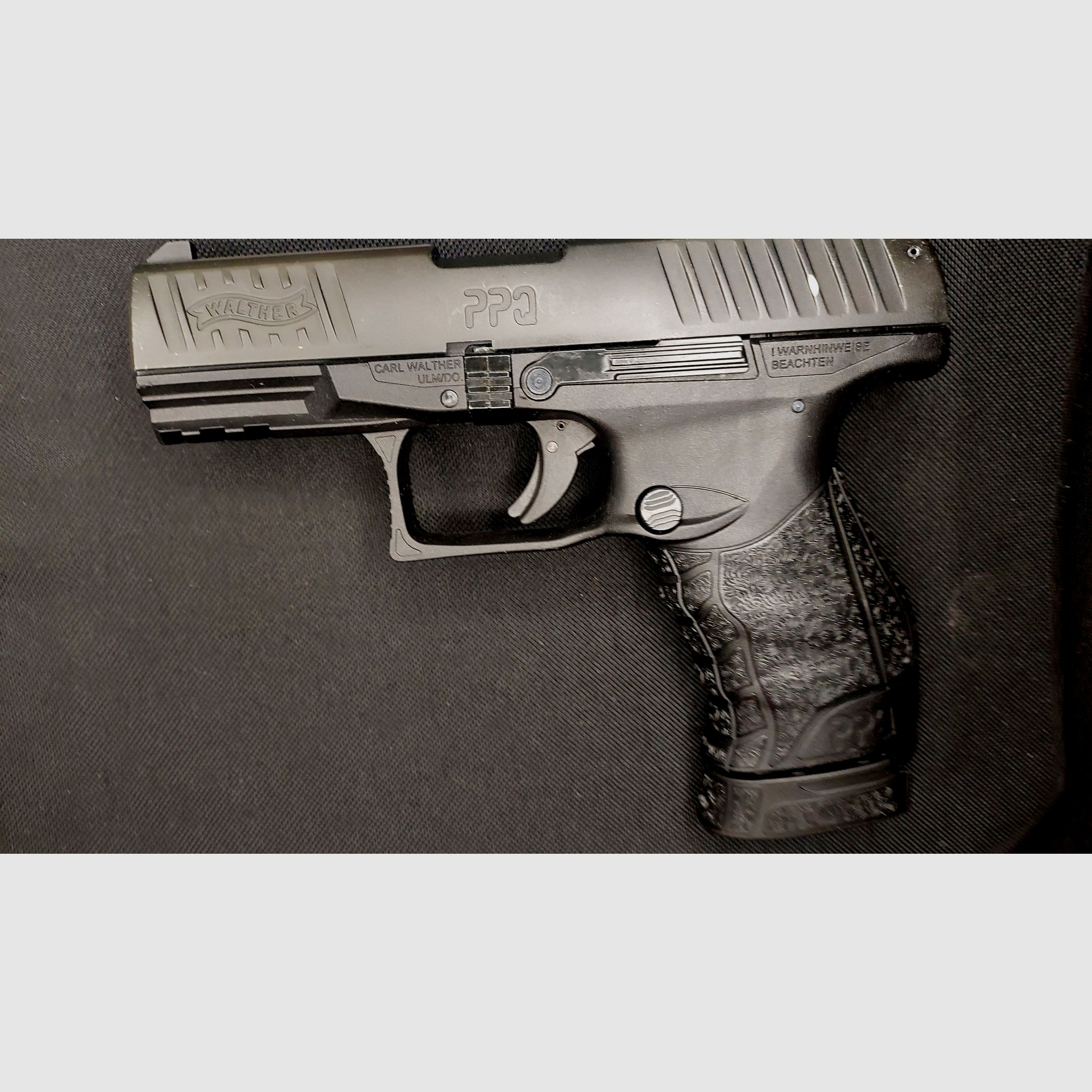 Walther PPQ M2 Navy Kit Schreckschuss Pistole 9mm P.A.K. schwarz (PTB 958) - mit Schalldämpfer