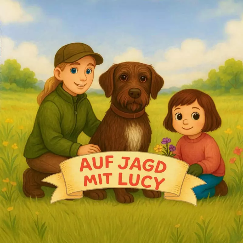 Livre pour enfants "À la chasse avec Lucy", image 1 sur 2