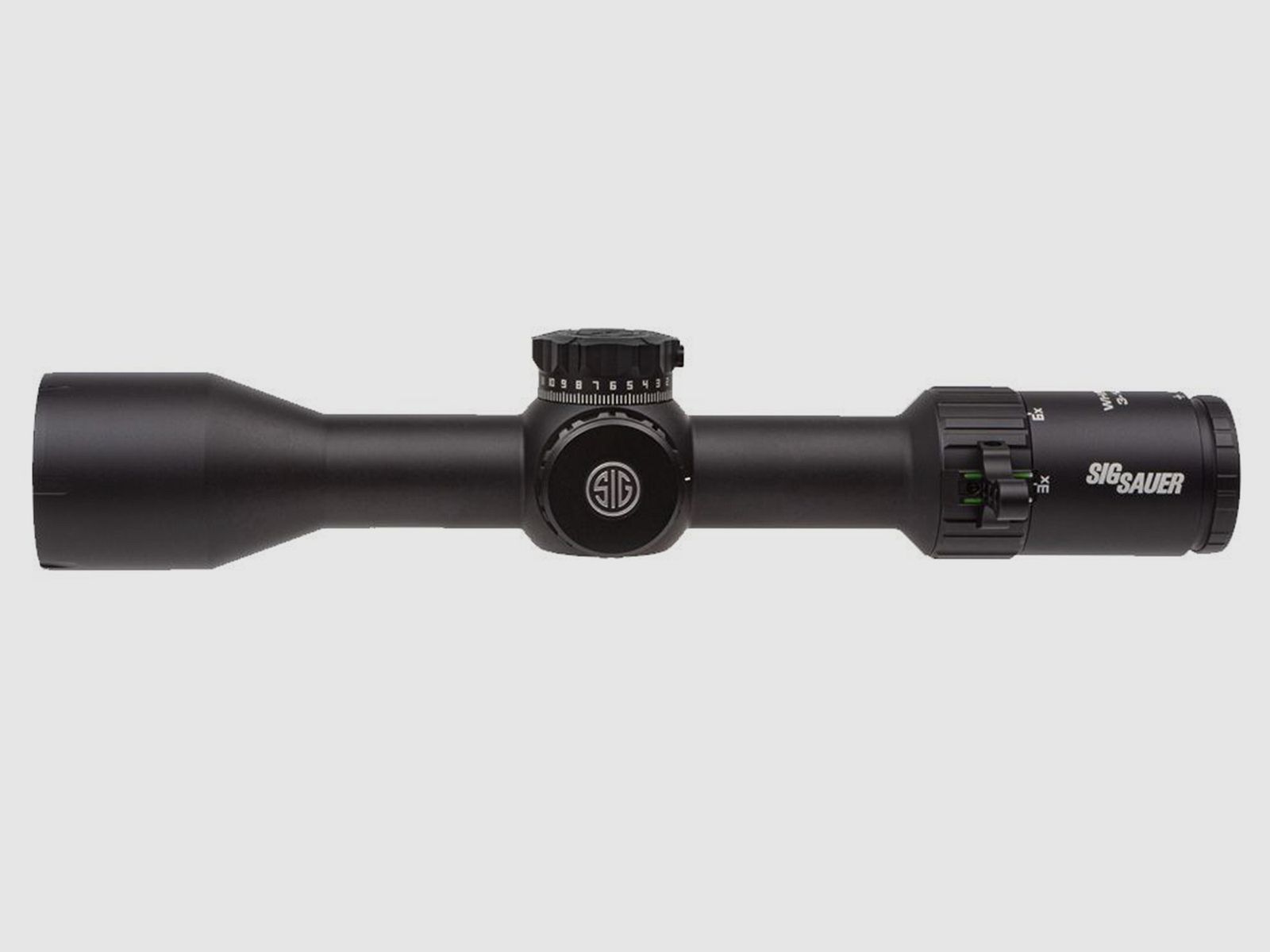 SIG SAUER WHISKEY6 Mira telescópica Multi-Lock Zero Stop | 3-18x44 | Quadplex SFP