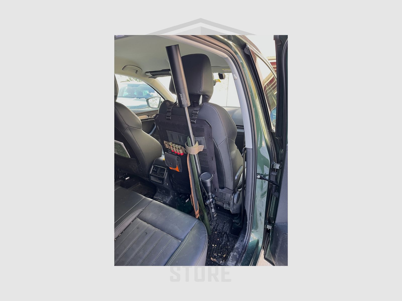 Molle Autositzrücken TasTiger modular Frontseat Panel black, Bild 2 von 3