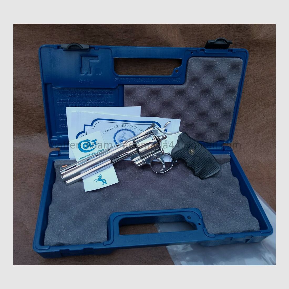 Colt Python 6 Inch Stainless Poliert