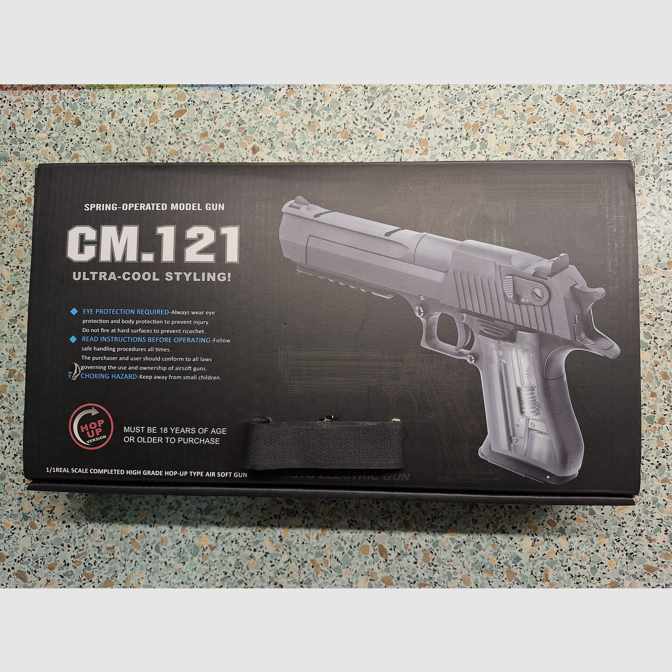 Softair CM.121 G.S.G Kal.6mm BB: < 0,5 Joule