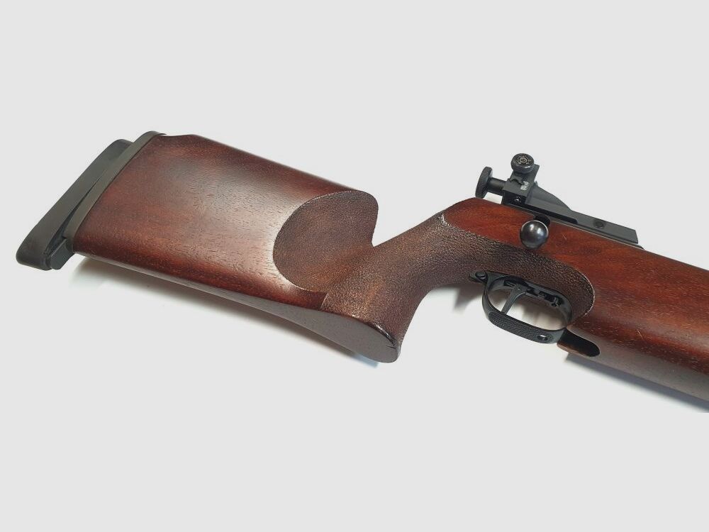 Rifle de un solo tiro Walther, Rifle de competición Walther KK en calibre 22L.r. con dioptría, diafragma iris, mirilla anular, imagen 3 de 10