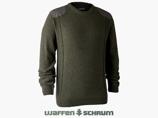 Deerhunter Pullover Sheffield m. O-hals Green melange