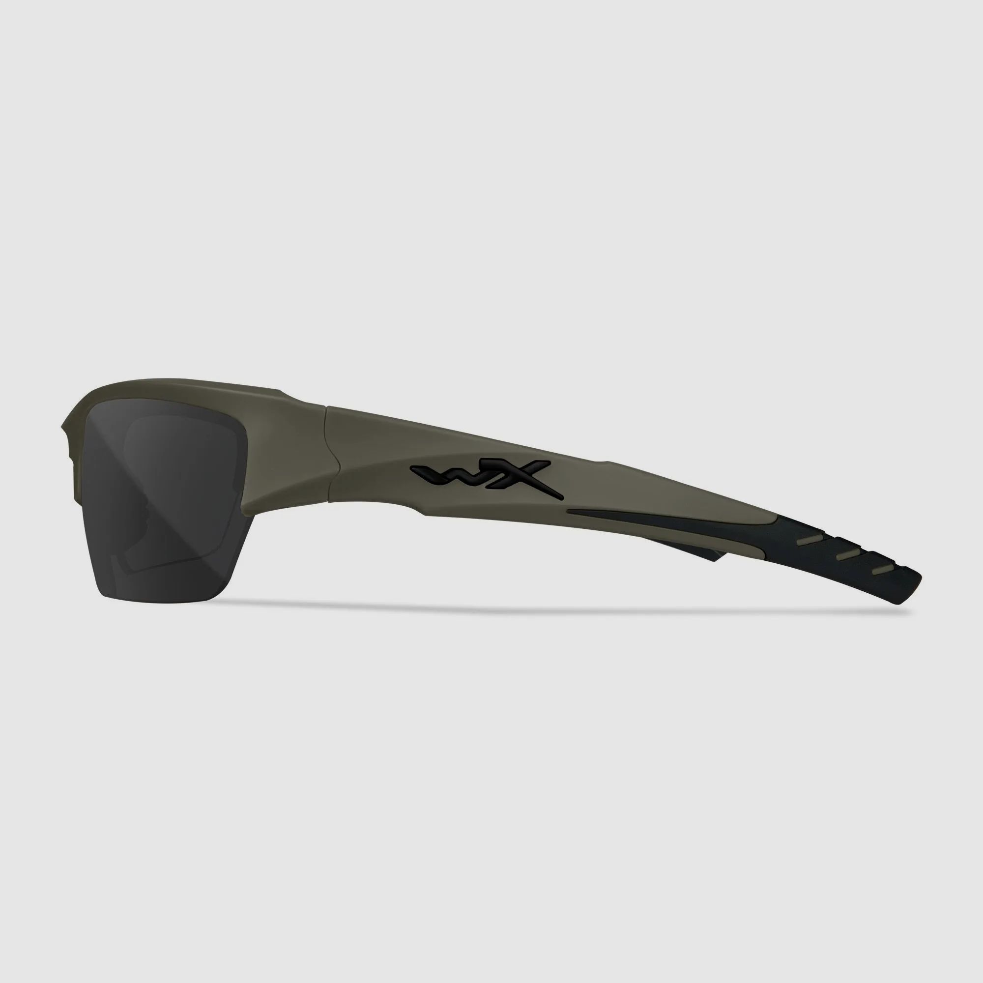 Lunettes WX VALOR avec 3 verres interchangeables, couleur de la monture Vert Armée Mat