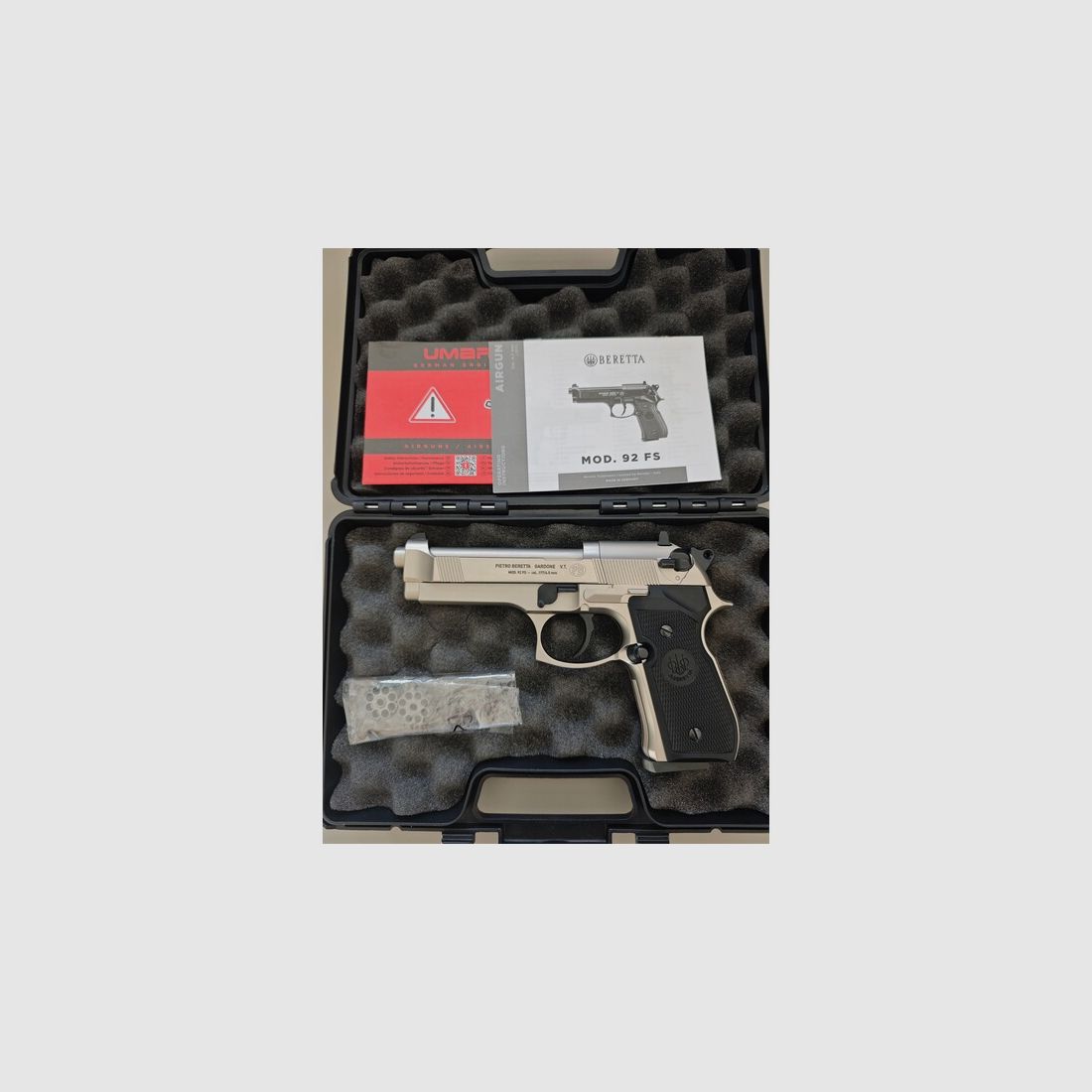 Beretta M92 FS Nickel CO2 4,5mm Diabolo
