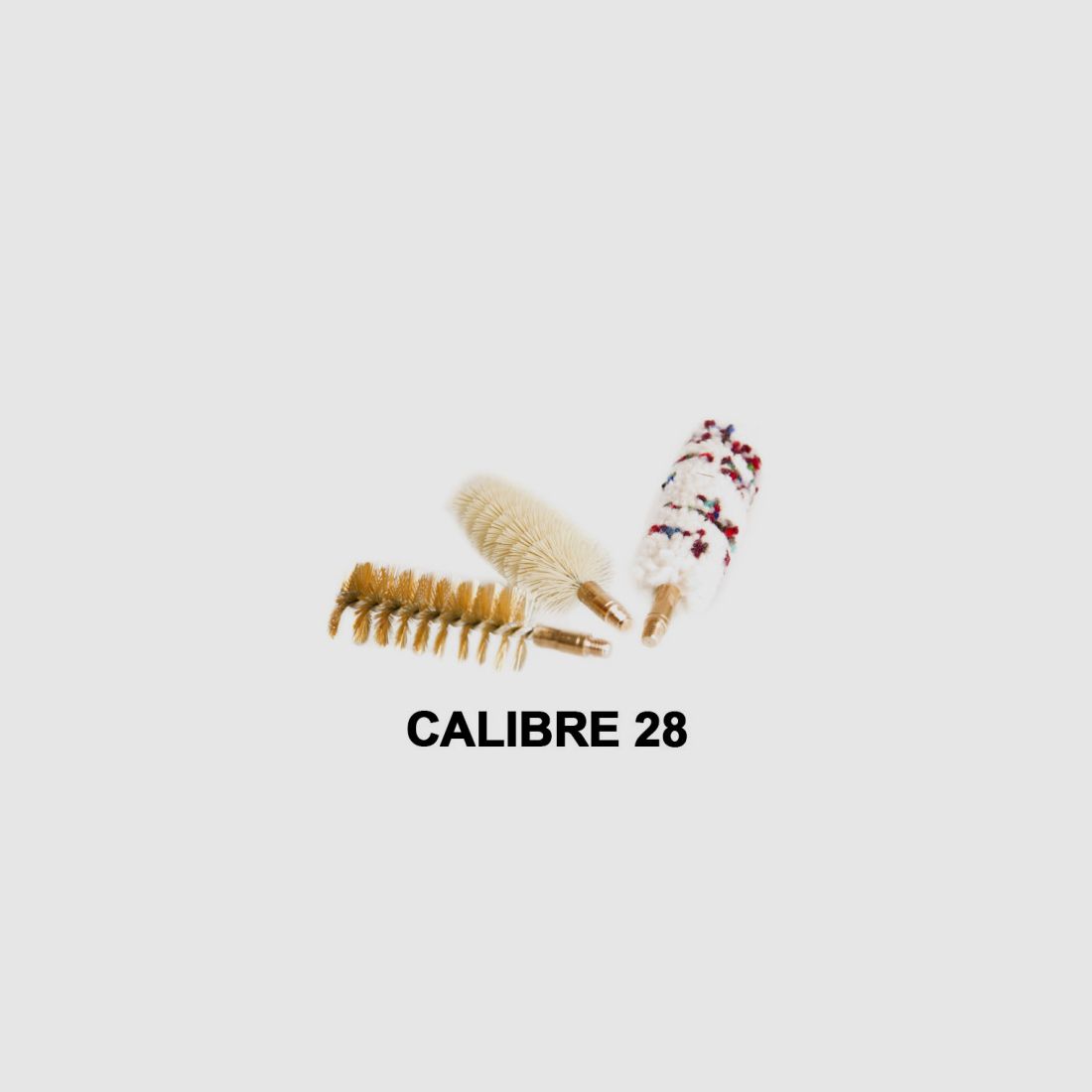 Set di 3 spazzole di pulizia calibro 28