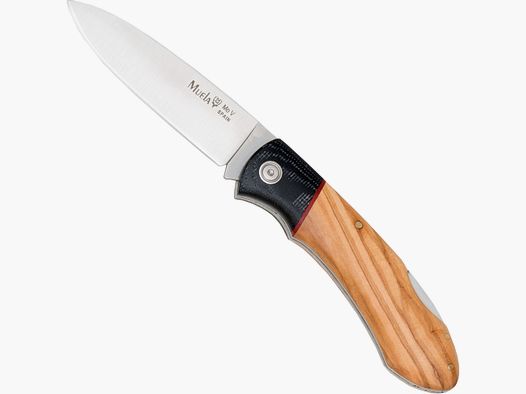 Cuchillo de bolsillo Muela de madera de olivo