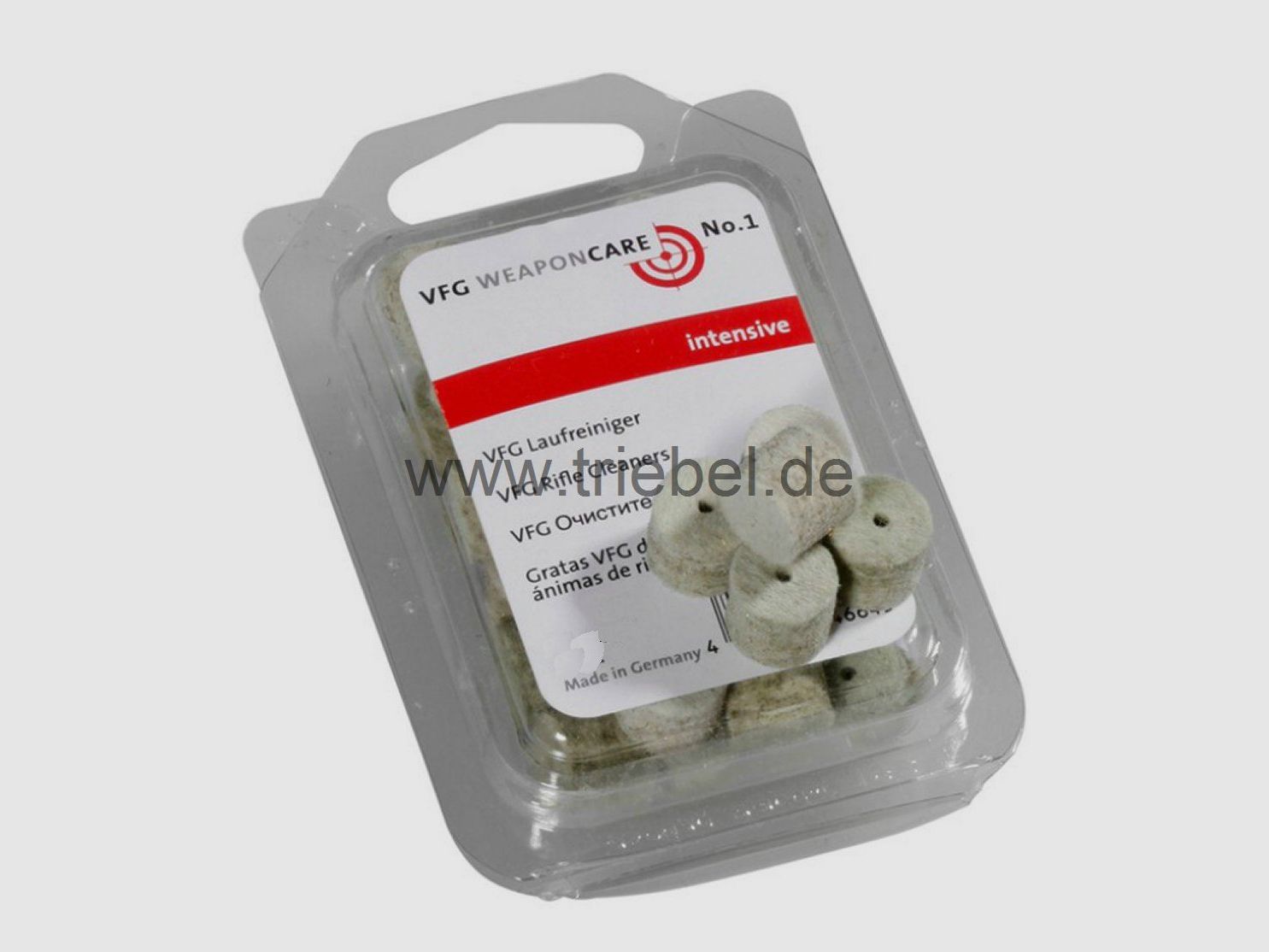 VFG Laufreiniger f. Putzstock Super-Intensivreiniger Kal. .40/10,3mm 30 Stk
