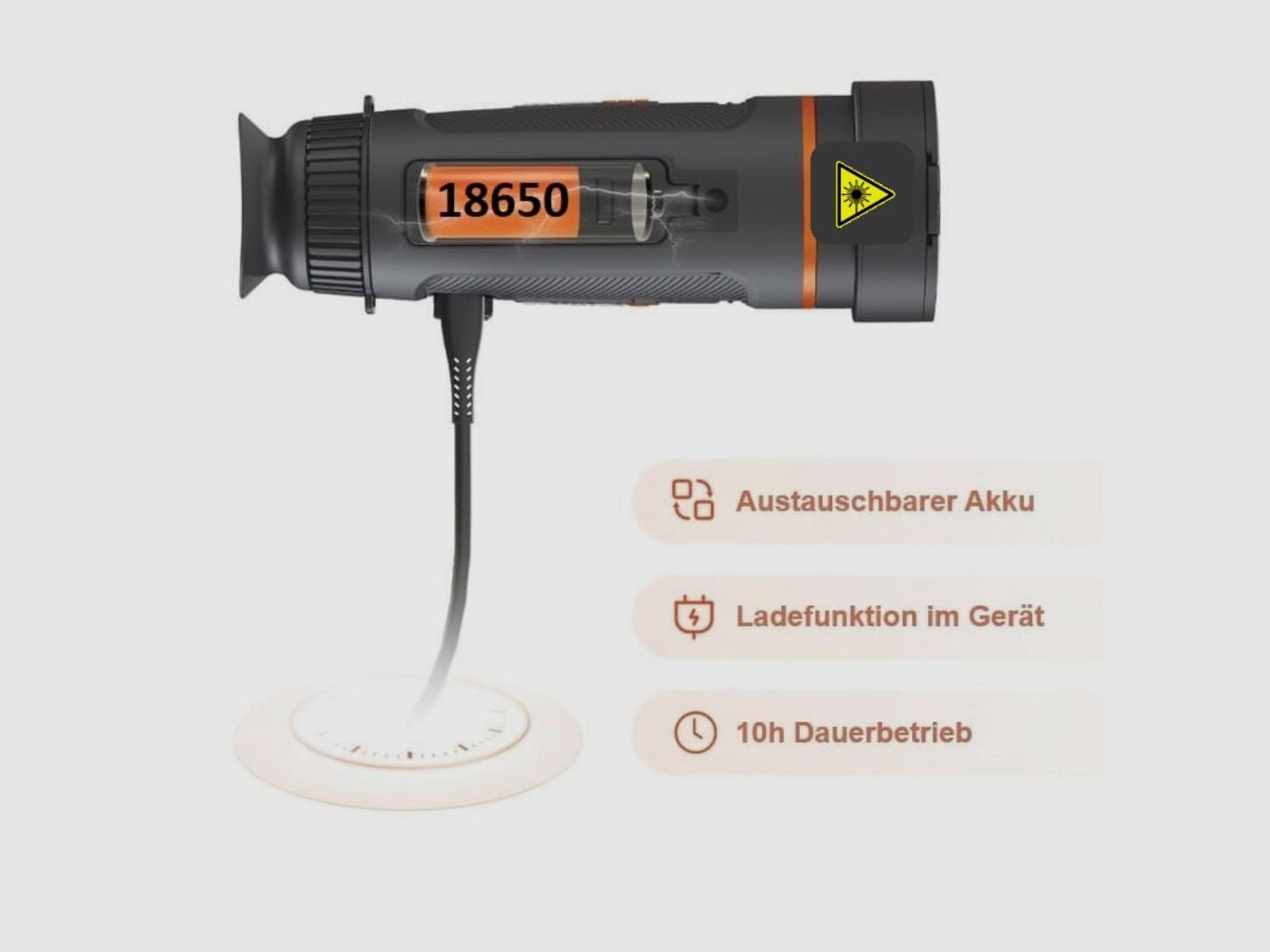 ThermTec WILD 335 L 35mm Linse 18 mk 384x288 Wärmebildkamera