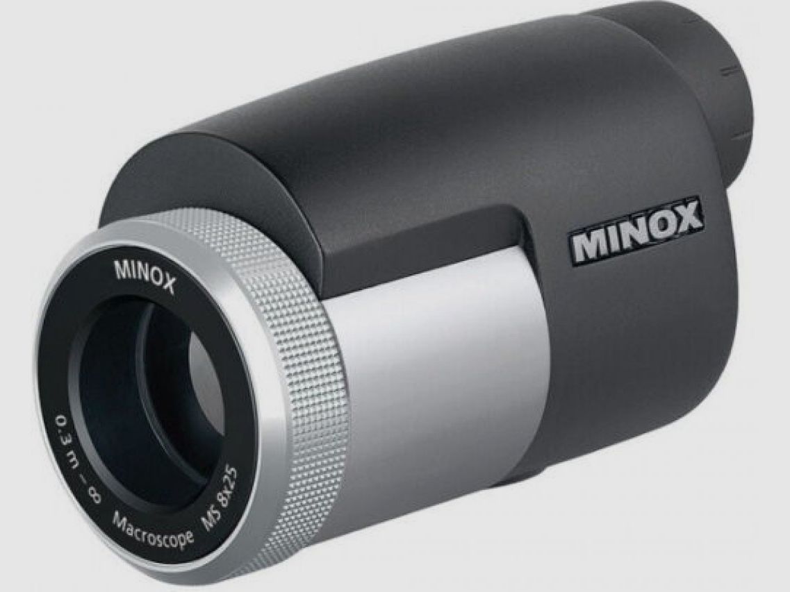 Minox Minox MS 8x25 Macroscope Silber/Schwarz - Dealpreis