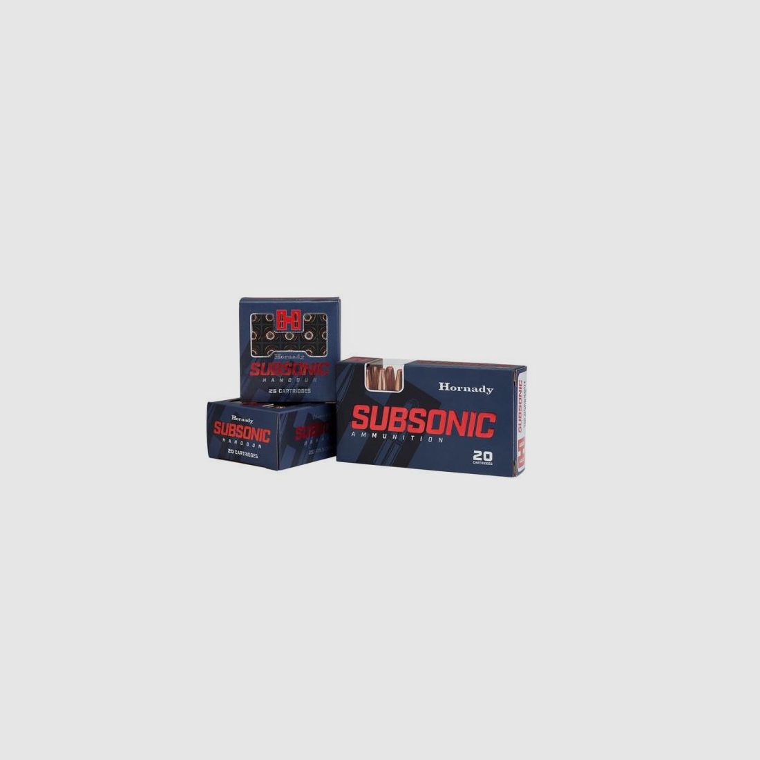 HORNADY Pistolenmunition 9mm Luger XTP SubSonic 147 grs 25 Stk    Hohlspitz