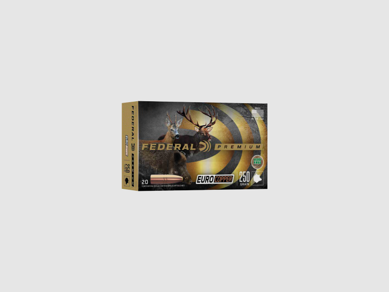 Federal Büchsenmunition Premium 8 x 57 IS 11,7 g / 180 gr Euro Copper