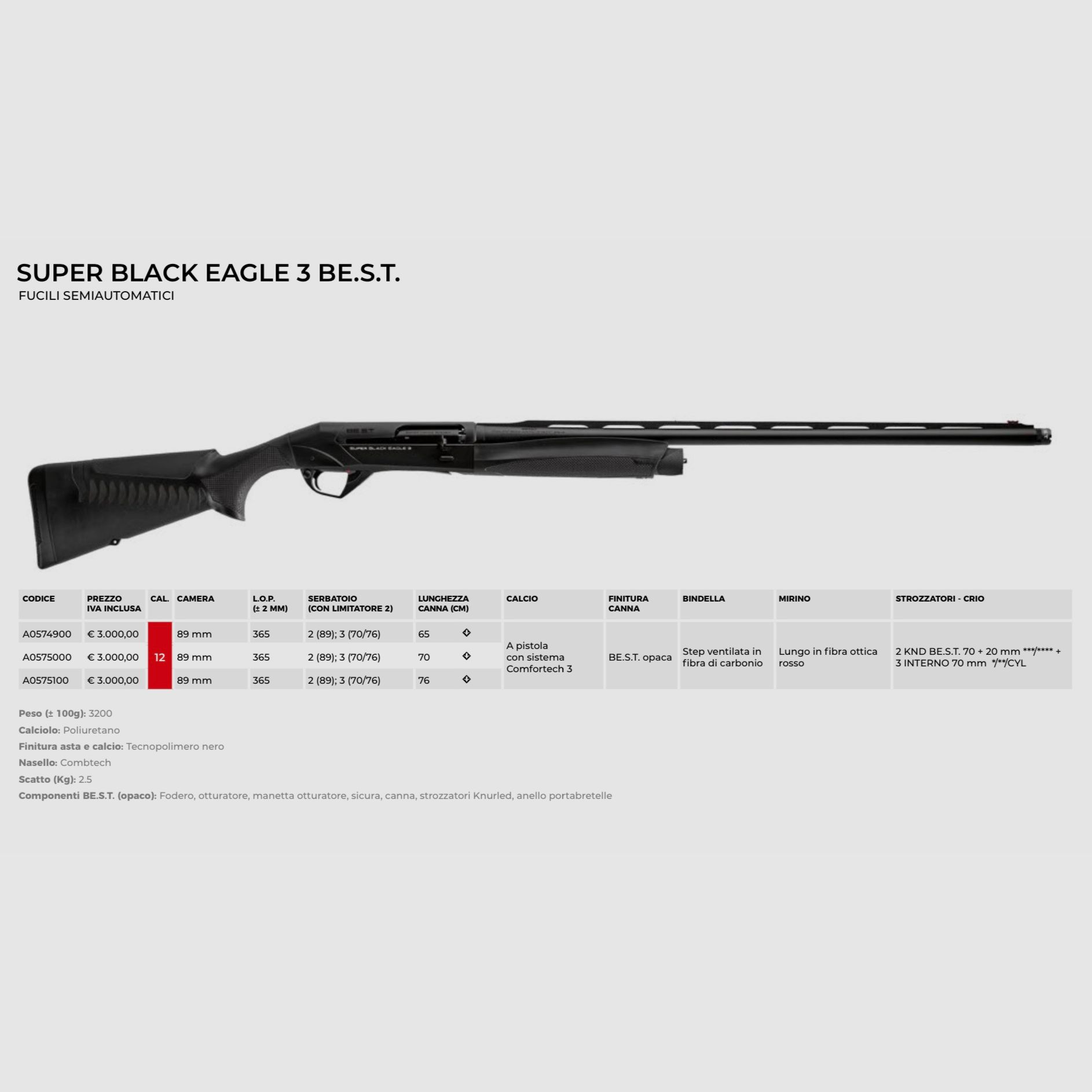 AAA PROMO BENELLI – SEMIAUTOMATISCHE GEWEHRE, Bild 22 von 42