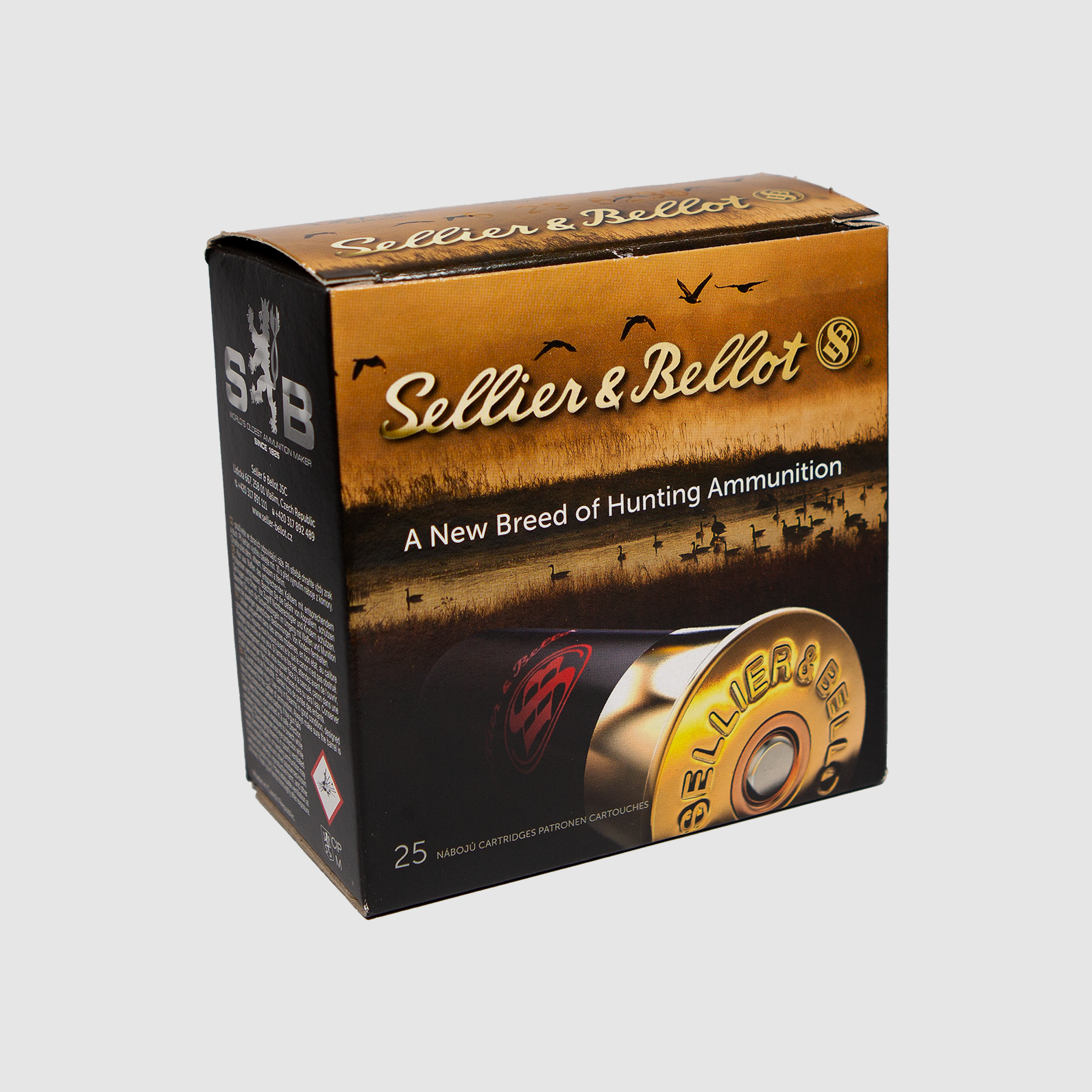S&B Shotgun Ammunition 12/70 32.00g 3.50 mm MARK III, image 1 of 2