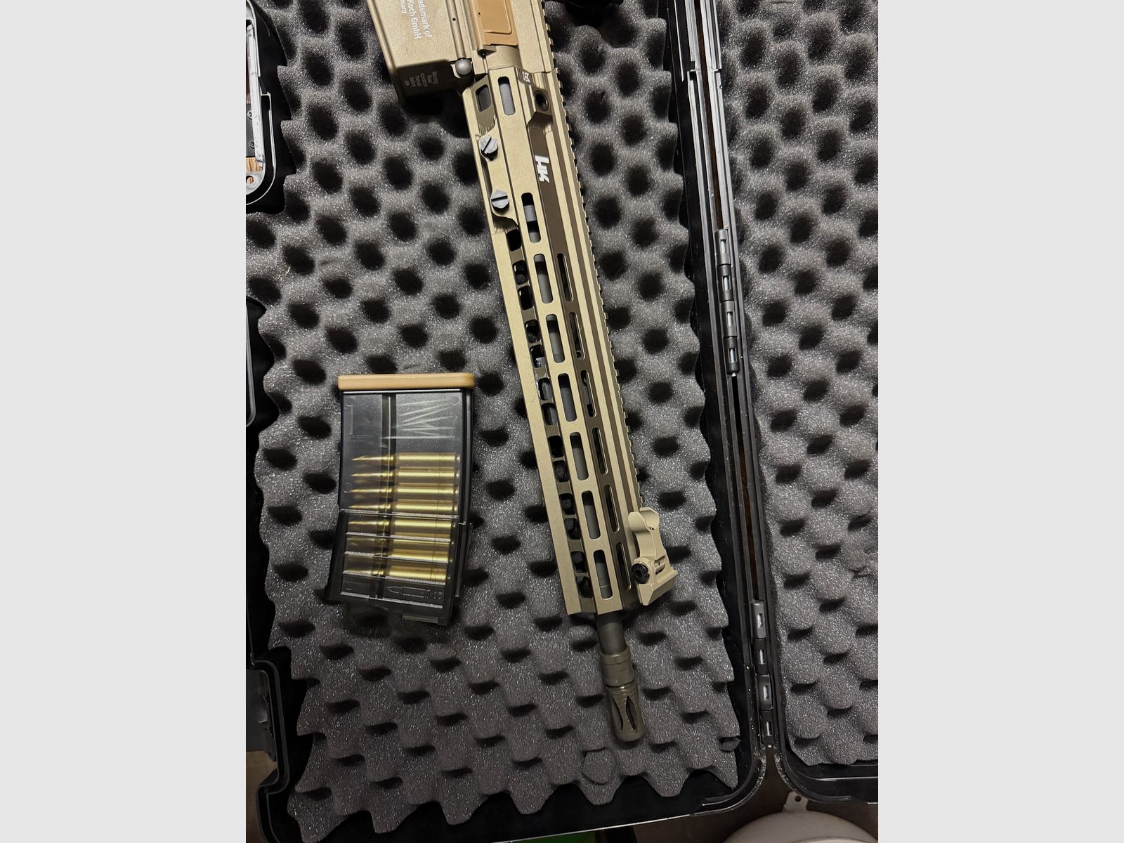 HECKLER UND KOCH HK M110 A1 GBB SOFTAIR GEWEHR Ink. Visier