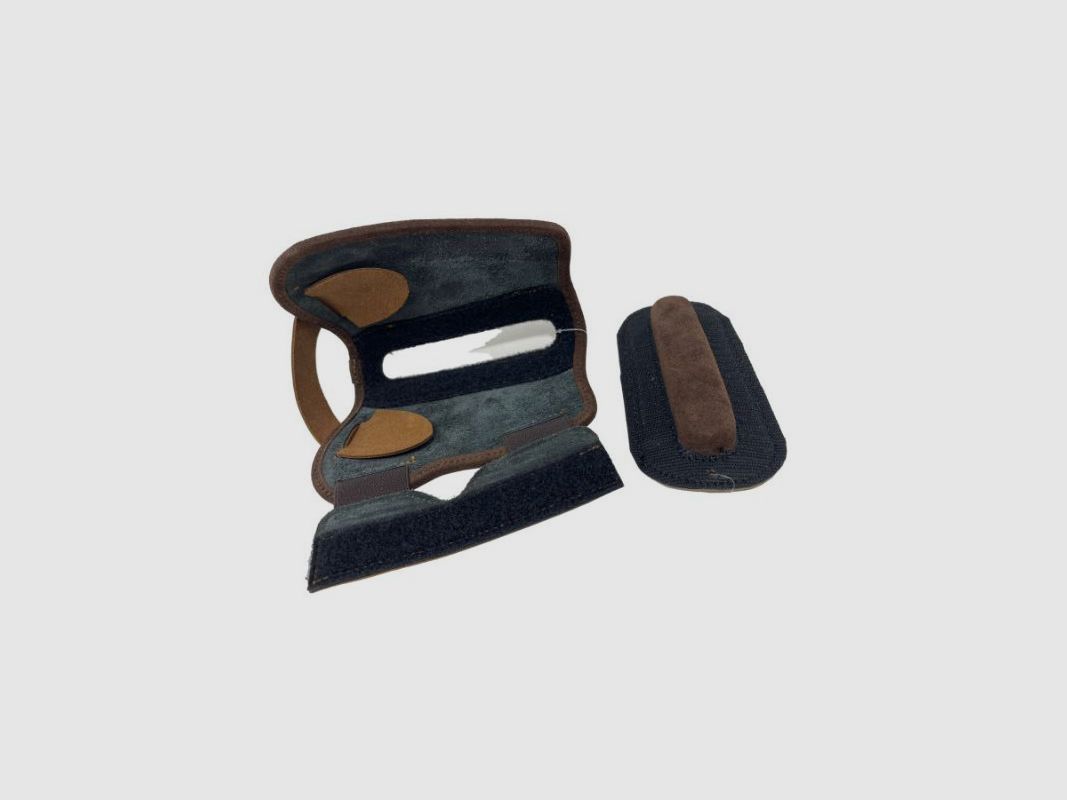 Optischer Ausrichtungsgerät Zauber der Leder für Büchse aus Leder mit verstellbarer Höhe und Rehdesign, Bild 6 von 6