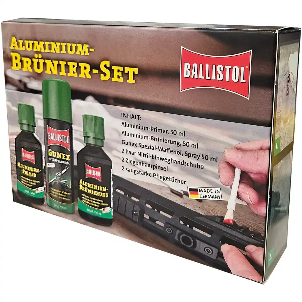 BALLISTOL Aluminium-Brünier-Set – 6-teilig