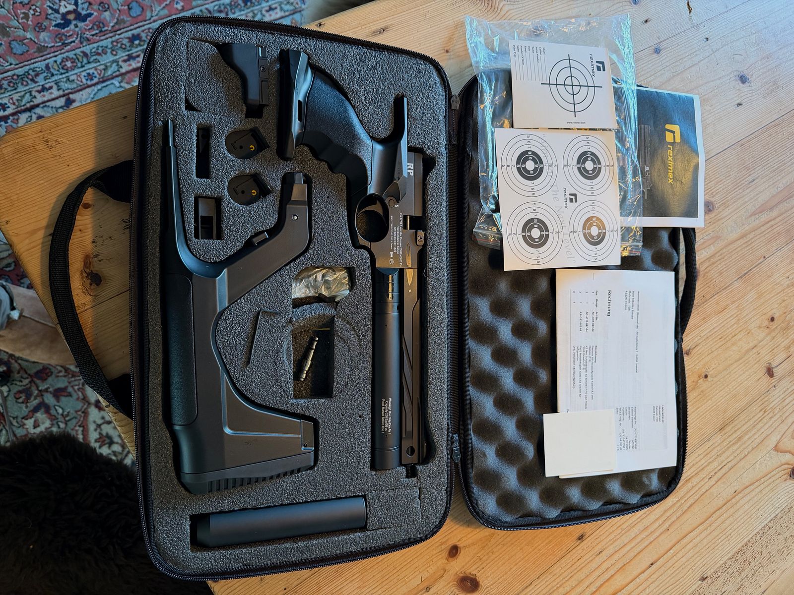 Reximex RP Pressluftpistole, Kaliber 4,5 mm Diabolo (P. 18), Bild 6 von 7