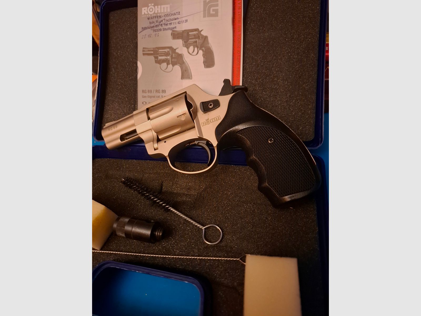 Röhm RG 89 Nickel 9mm RK. PTB 594