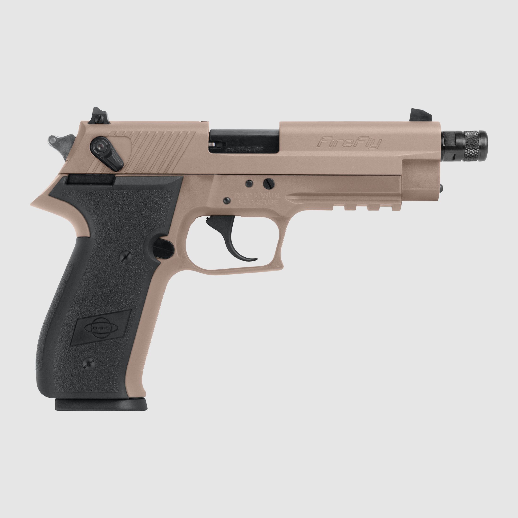 GSG FireFly SD US Tan .22lr HV - Pistola semiautomatica, immagine 2 di 4