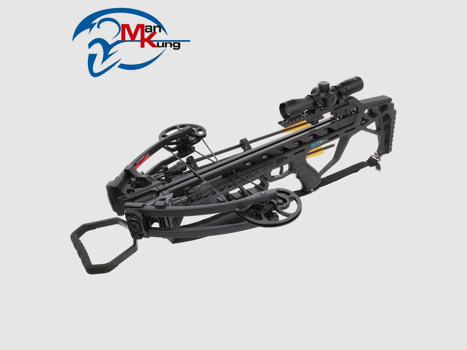 SET Compoundarmbrust Man Kung Chester XB65 Schwarz 200 lbs (P18)