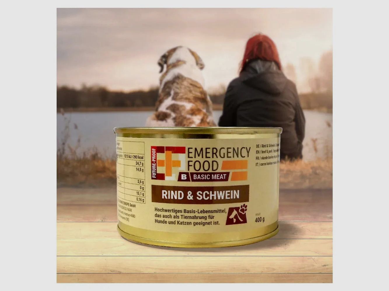 EF Emergency Food Basics Meat Rind Schwein