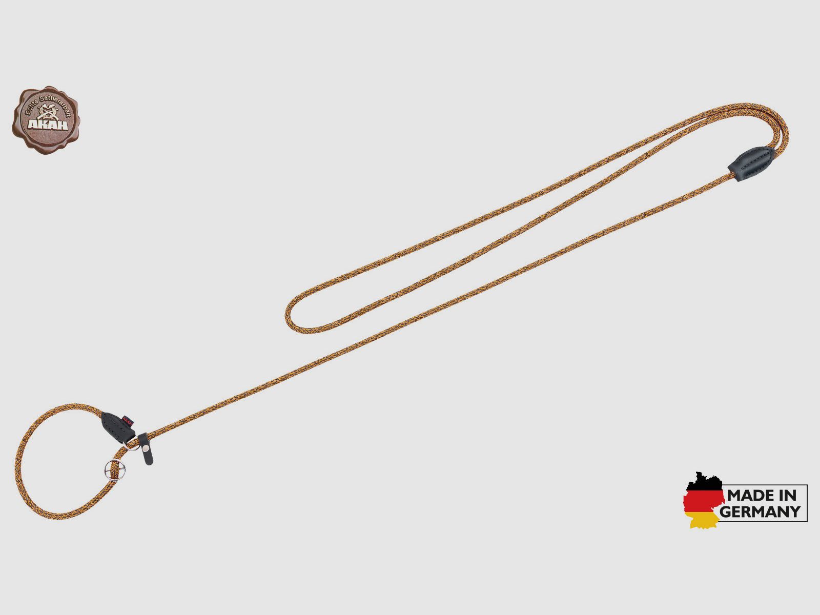 AKAH Moxon Umhängeleine Stahlblau-Orange, Bild 1 von 4