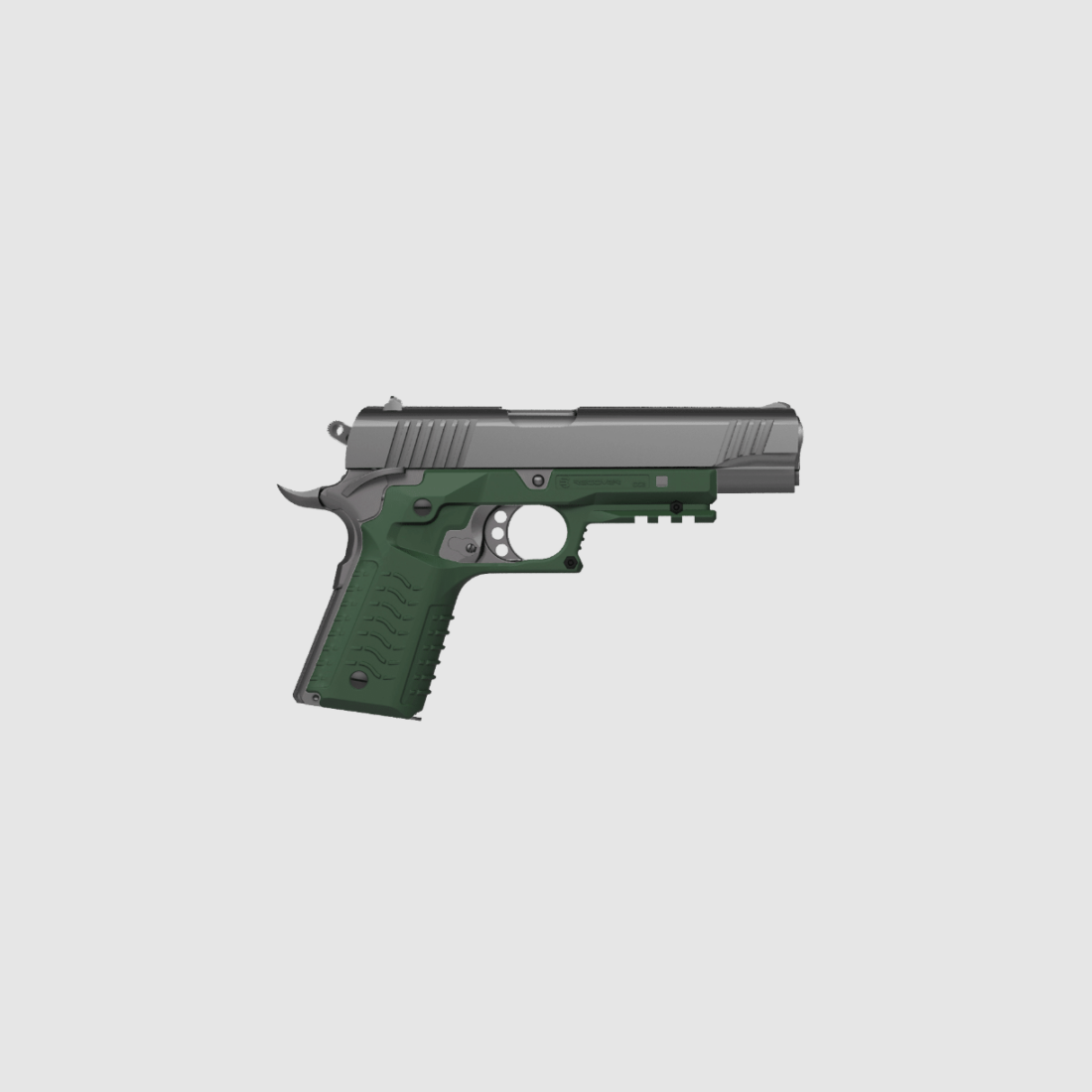Recover Tactical CC3 Système de Poignée et de Rail pour modèles 1911 standard (Olive Drab)