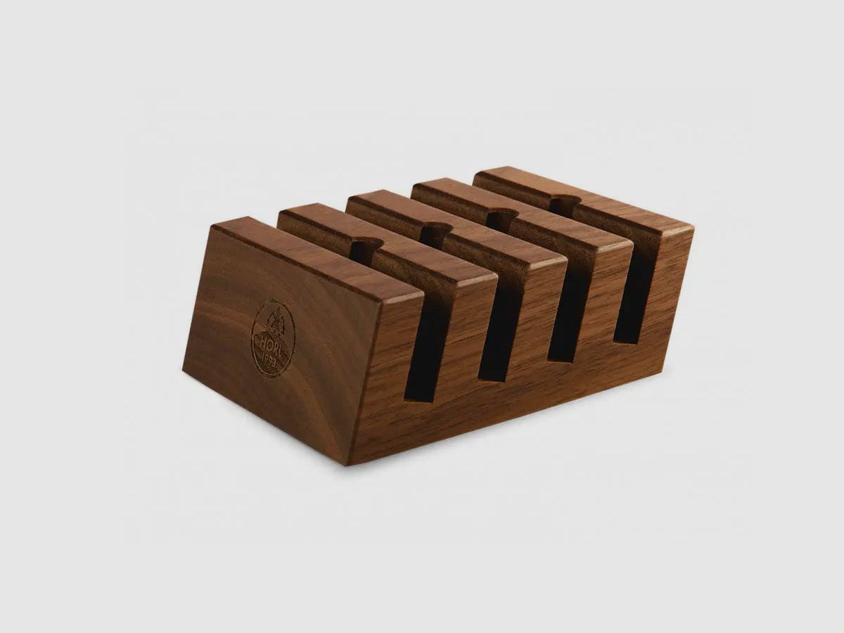 Stazione dischi di affilatura HORL (STASCHN-P), legno massello di noce