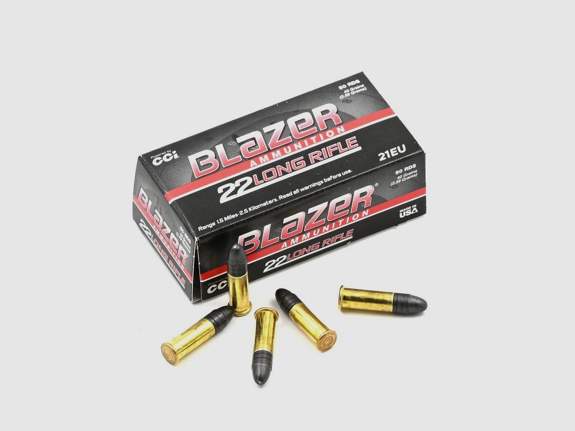 CCI Blazer, 22 LR, CP-HP, 40 gr., 50 Stk.