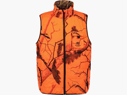 Alaska 1795 Tundra Reversible Vest Men Blaze 3D XXL