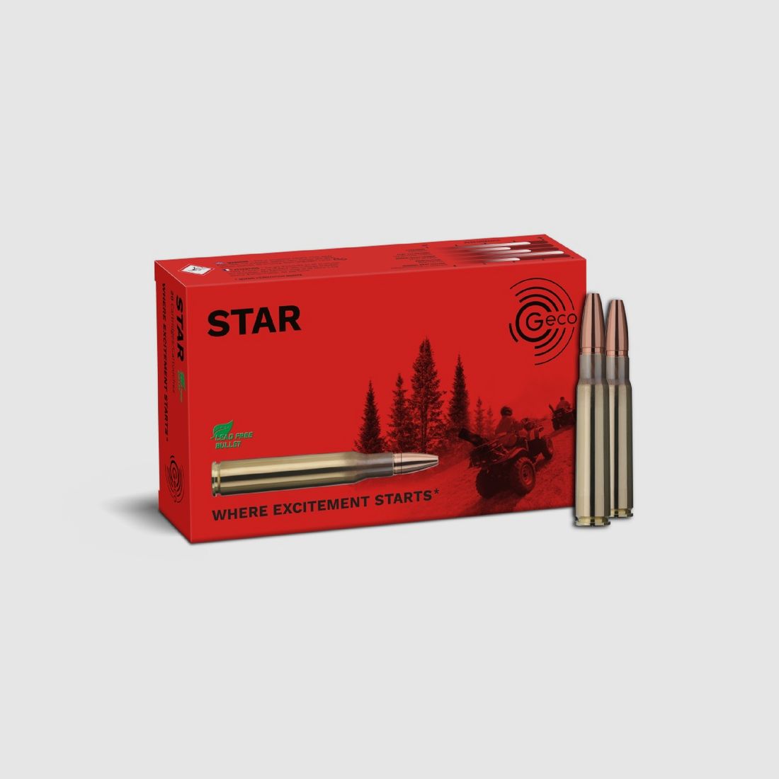 Geco Star Kaliber 8x57 IS Jagdmunition 160gr