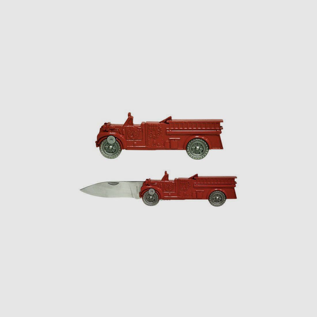 Feuerwehrklappmesser Oldtimer Feuerwehrauto