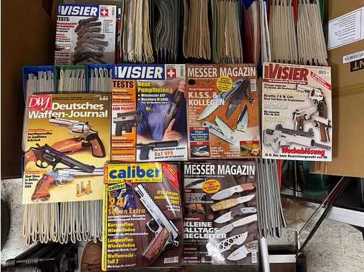 Hunting and weapon magazines Caliber DWJ, Visier, Knife Magazine