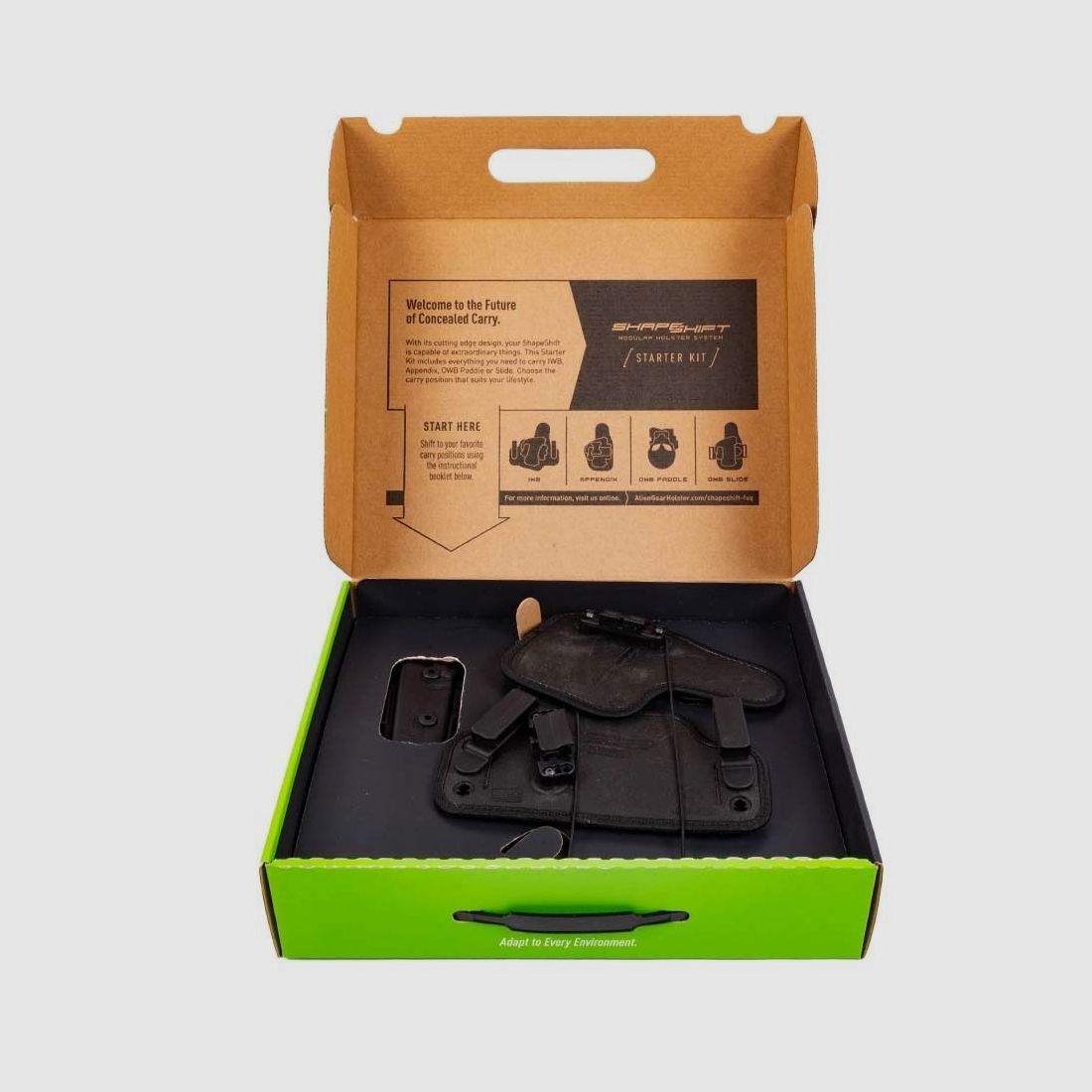 Aliengear Holsters ShapeShift Starter Kit Glock 42 Linkshänder