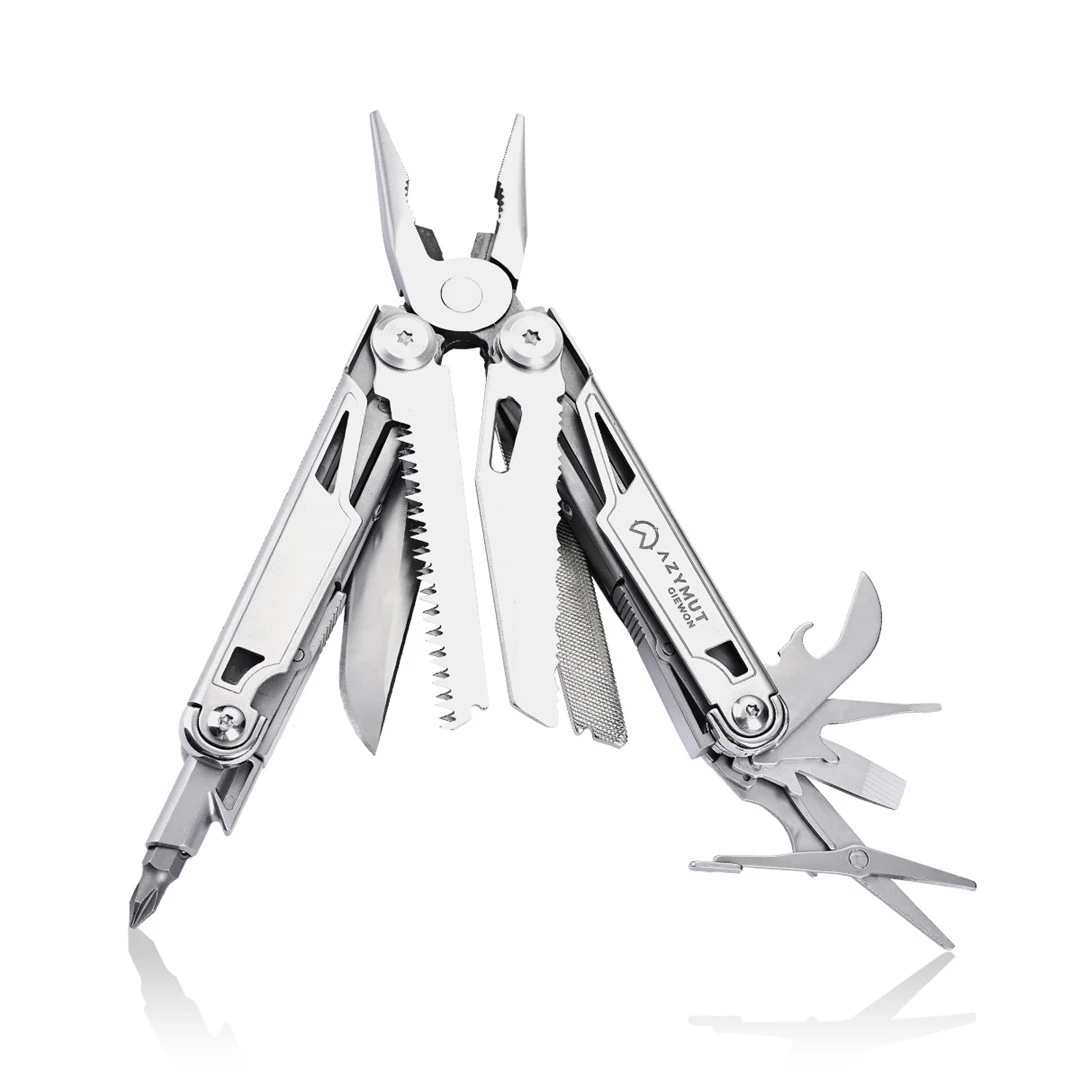 Multiherramienta AZYMUT Giewon, 14 herramientas + funda para cinturón H2038