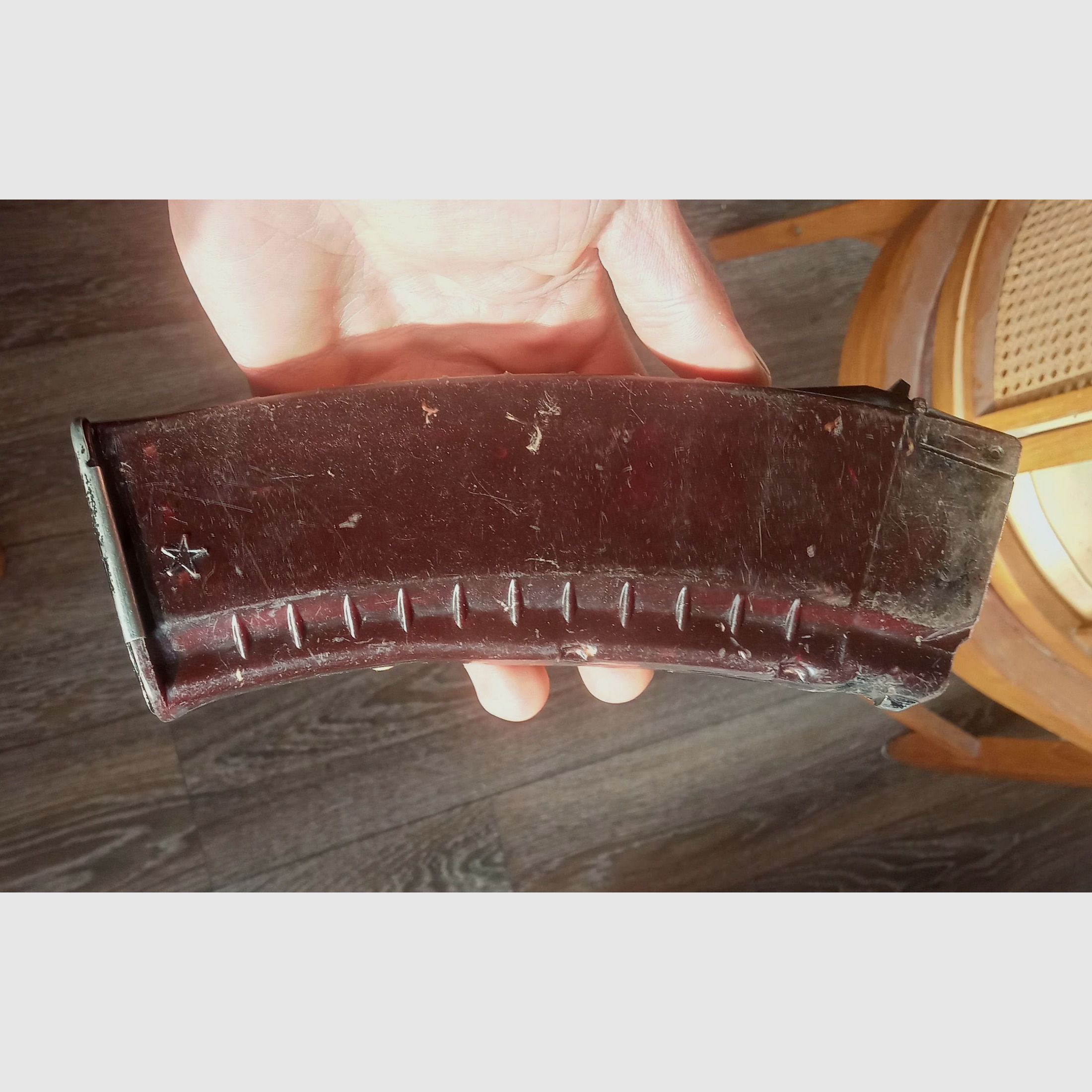 Original Russisches AK74 Tula Plum Deko Magazin (unbrauchbar/deaktiviert) // CCCP / Yunker