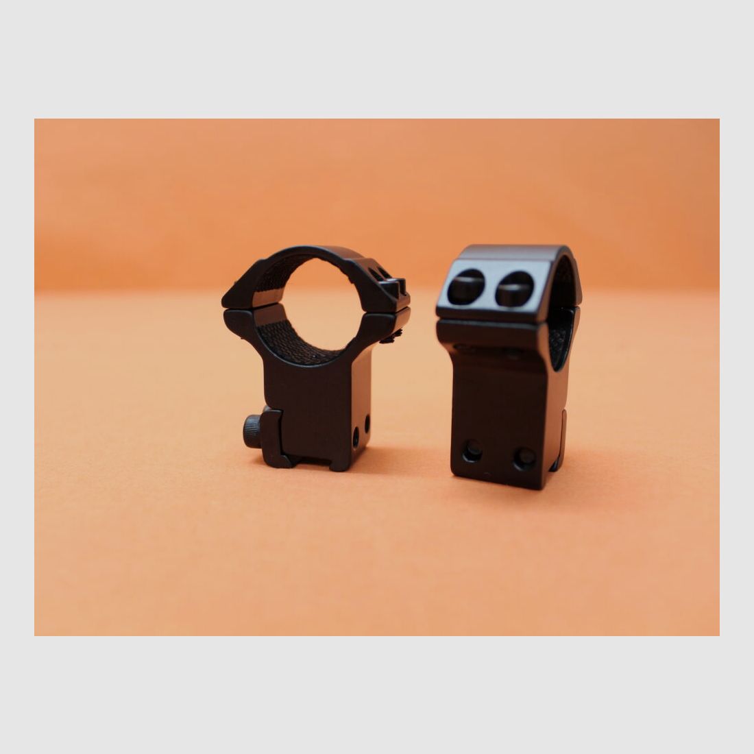 HAWKE @HAWKE Anneaux de montage Match 1" de hauteur (22102) BH=22mm Aluminium noir mat pour rail prismatique de 9-11mm
