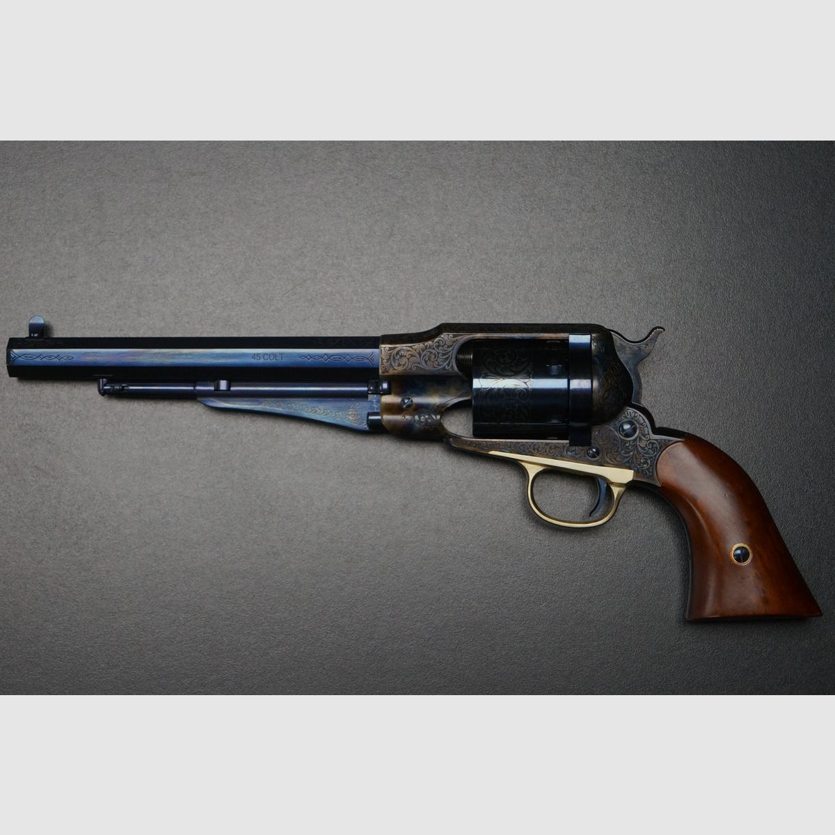 Uberti 1858 New Army Improved Graviert .45 Colt, Bild 12 von 12