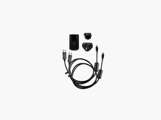 Power adapter (European adapter and micro USB/mini USB cables included)